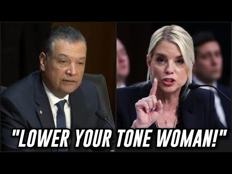 Pam Bondi Shouts at Alex Padilla, Instantly Regrets it