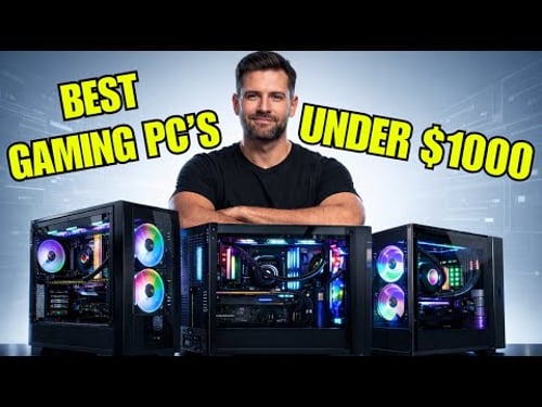 Best Gaming PCs under $1000 for 2026 / Top 4 Budget Prebuilt Gaming PCs in United States