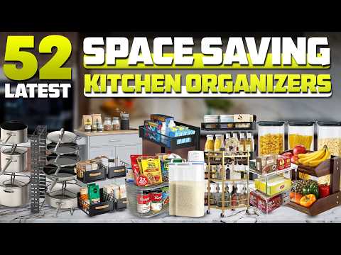 52 Latest Space Saving Kitchen Organizers on Amazon for Tiny Kitchens in 2026!
