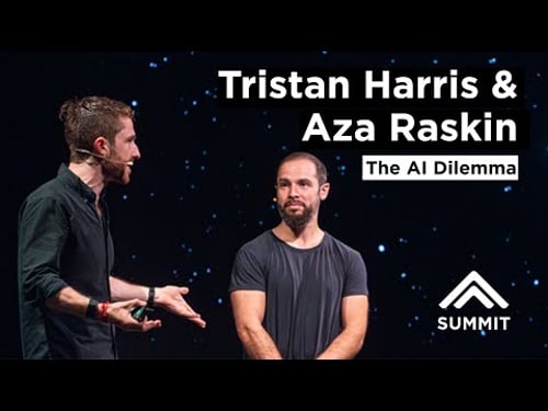 Center for Humane Technology Co-Founders Tristan Harris and Aza Raskin discuss The AI Dilemma