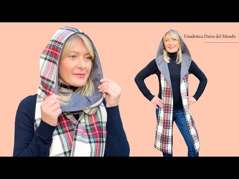 How To Make 3 Sizes Hooded Scarf / DIY Scarf / Beginner Tutorial