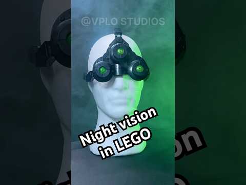 I built night vision goggles in LEGO #lego