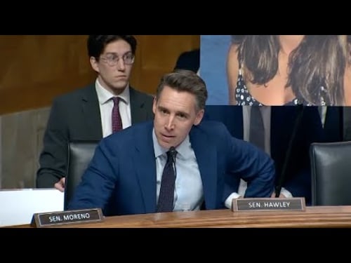 Hawley Blasts Democrat Witness For Advising Senators To Vote Down Deporting Criminal Illegal Aliens