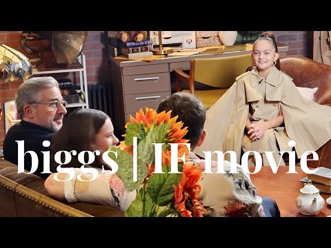 BIGGS | IF MOVIE CAST| Exclusive with Ryan Reynolds, Steve Carell and Cailey Fleming