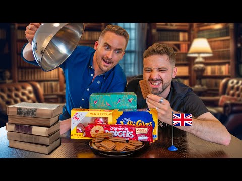 American Food Historian Reviews UK Biscuits/Cookies ft.@TastingHistory | Sorted Food