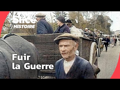 1940 : L’Exode des Français Déplacés par la Guerre | SLICE HISTOIRE | DOC COMPLET