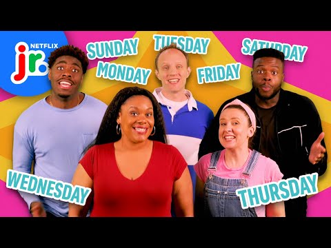 Sing the Days of the Week Song with Ms. Rachel 🎵 Netflix Jr