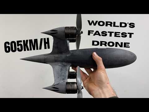 WORLD'S FASTEST DRONE 605 km/h (World Record)