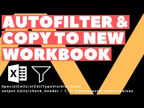 Excel VBA Macro: Autofilter And Copy to New Workbook (Dynamic Range)