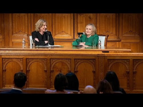 Hillary Rodham Clinton ’73 in Conversation with Dean Heather K. Gerken