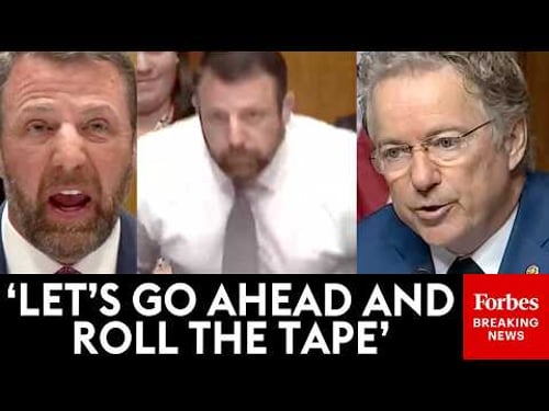 Rand Paul Confronts Markwayne Mullin With Video Of Past Shocking Statements, 'Classified' Actions