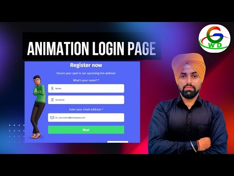 Login page || Animation || Login Project || Guri Web Developer || Practice Project