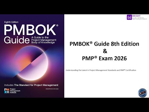 PMBOKยฎ Guide 8th Edition & PMPยฎ Exam 2026 - Webinar