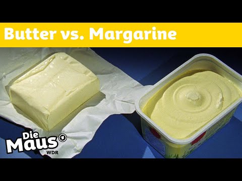 Was ist der Unterschied zwischen Butter und Margarine? | DieMaus | WDR