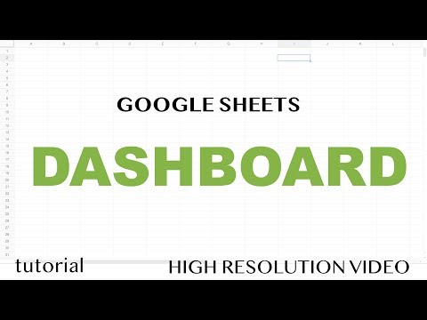 Google Sheets - Dashboard Tutorial - Dynamic QUERY Function String - Part 3