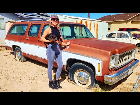 1973 Chevy Suburban 454 Sitting 23 years - Will It Run And Drive?