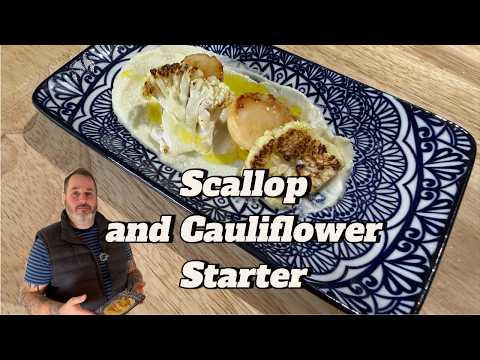 Scallop and Cauliflower Starter