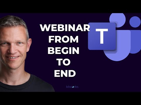 Microsoft Teams Webinar from Begin to end