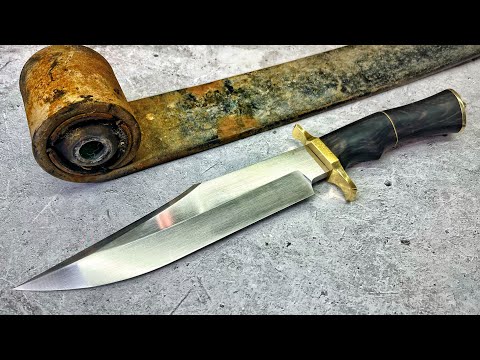 Making A Bowie Knife From A Truck Leaf Spring