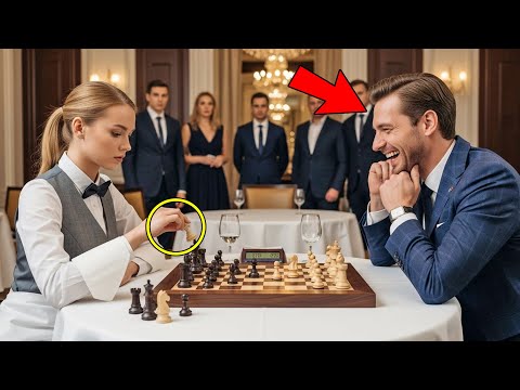 Billionaire CEO Invites Waitress to Play Chess as a Joke - But Her Move Leaves Everyone Stunned