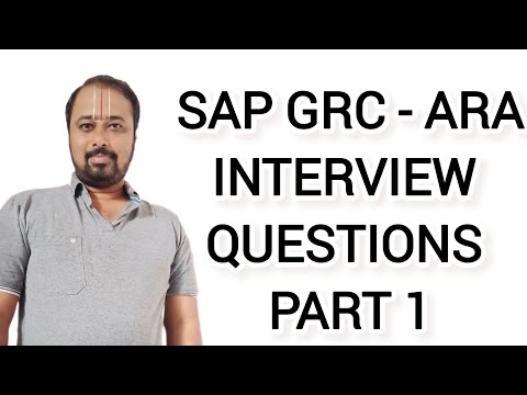 SAP GRC ACCESS RISK ANALYSIS - INTERVIEW QUESTIONS AND REAL TIME ISSUES - PART 1