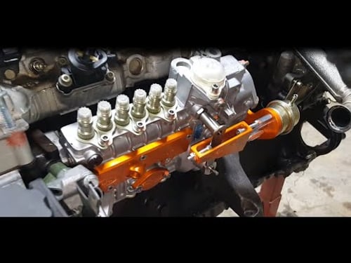 Part 9 Diesel Pump UK - Injection Pump Install on om606