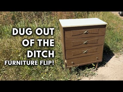 Saved from the Trash! Roadside MCM Dresser Gets a Retro Revival