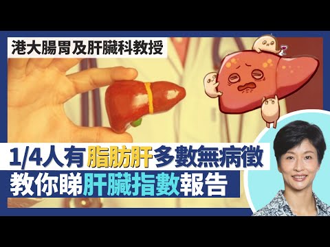 脂肪肝|醫生教你睇肝纖維化、脂肪肝驗身報告解釋肝臟指數!脂肪肝5大成因 糖尿病、膽固醇高外仲有邊樣?1/4香港人有脂肪肝 患者多數無病徵|王建芳醫生 港大腸胃及肝臟科講座教授袁孟峰教授|人類健康研究所