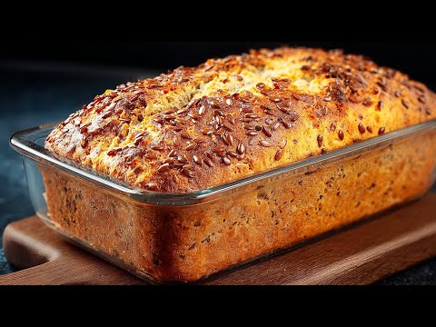 Oatmeal bread in 5 minutes! This recipe is 100 years old, a bun for the gut.