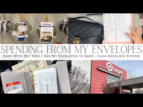 How I Shop Using the Cash Envelope System | Shop With Me! | Spending From My Cash Envelopes