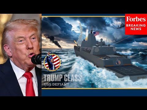 BREAKING: Trump Announces New "Trump Class" Battleships, Then Takes Questions From Reporters