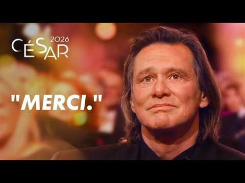 Jim Carrey's unexpected reaction at the César Awards 2026