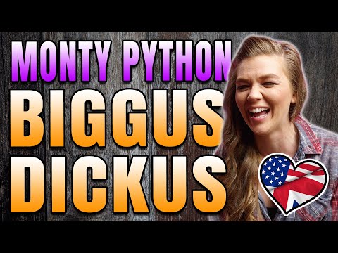AMERICAN REACTS TO MONTY PYTHON BIGGUS DICKUS | AMANDA RAE | AMERICAN LIVING IN ENGLAND