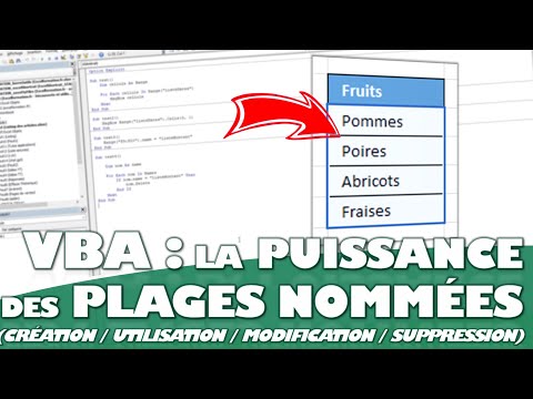 Comment utiliser les plages nommées en VBA sur Excel ?