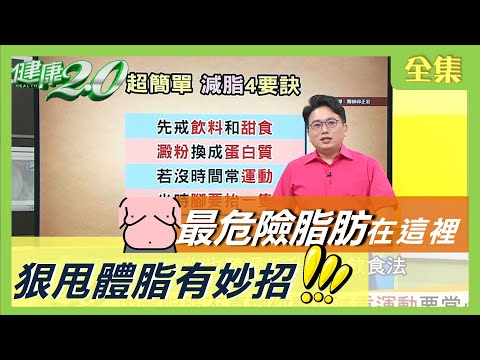 最危險 脂肪 在這裡! 胖在這裡最致命!狠甩 體脂肪 有妙招 健康2.0 20200828 (完整版)