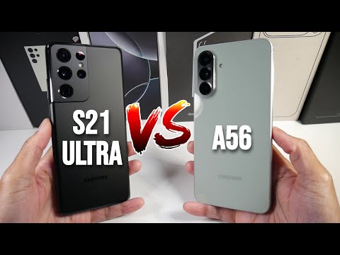Samsung Galaxy S21 Ultra VS Samsung Galaxy A56 (Camera Comparison, PUBG & Display & Speed)