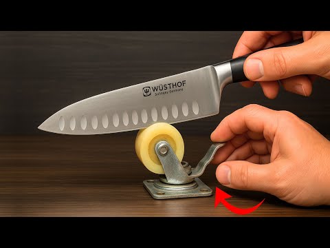 Super Speed Knife Sharpener: Turn Dull Knives Into Sharp Knives In Seconds! Tips 365