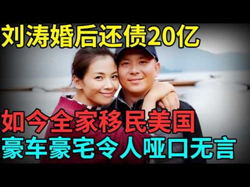 以为嫁入京圈豪门,刘涛婚后还债20亿,如今全家移民美国,豪车豪宅令人哑口无言【档案纪实】