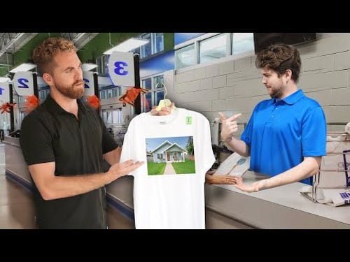 Printing a Pic of an Employees House on a T-Shirt & Trying to Buy It