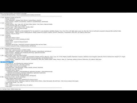 Data Access - VBA Techniques