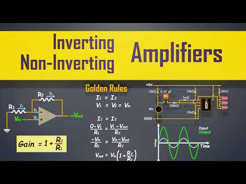 Inverting vs Non-Inverting Amplifiers Explained | Op-Amp Tutorial + LED Demo