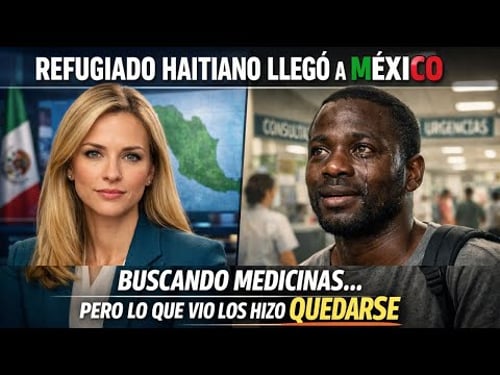 Un refugiado haitiano fue a México por medicinas para su familia, pero lo que vio los hizo quedarse