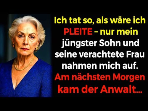 Ich tat so, als wäre ich OBDACHLOS... Nur die gehasste SCHWIEGERTOCHTER öffnete die Tür