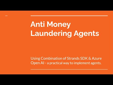 Agentic AI in Practice: Building Governed AI Agents with Azure OpenAI & Strands (AML Use Case)