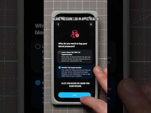 Apple Health Blood Pressure Log 🫀📲 How it Works, Set Up, Share with Doctor!