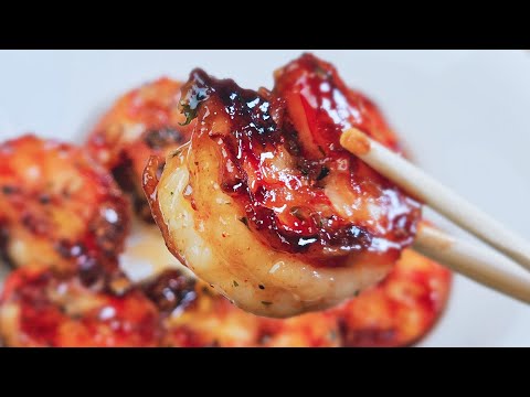 10 Minutes - Honey Garlic Butter Shrimp - Easy Recipe