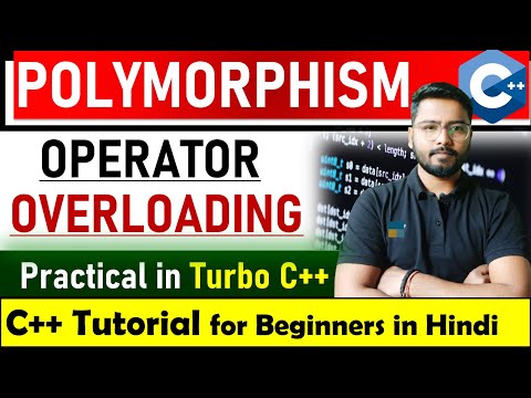 Polymorphism in C++ | Operator Overloading in C++ | C++ Tutorials #polymorphism