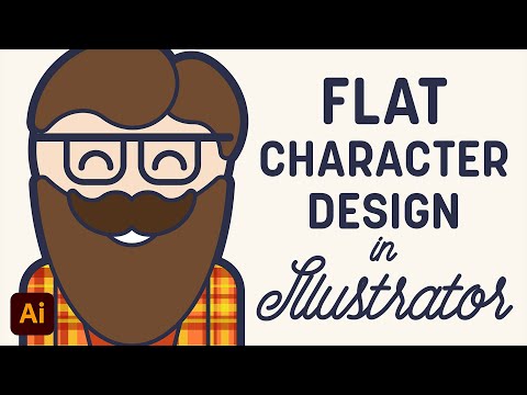 Flat Vector Character Design Illustrator Tutorial