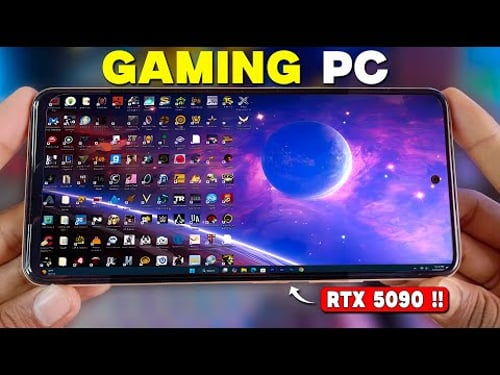 I Turned my MOBILE into a GAMING PC 🤯-- NEW *Secret* APP !!