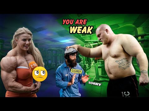 They Underestimated Him… Until He Ruled With a 32kg Mop! 💪🧹 | Anatoly Gym Prank